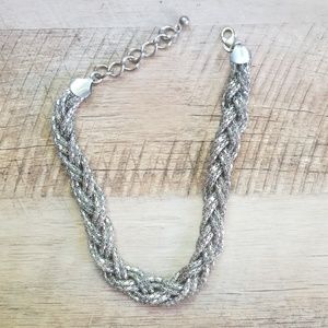 Express braided chain necklace